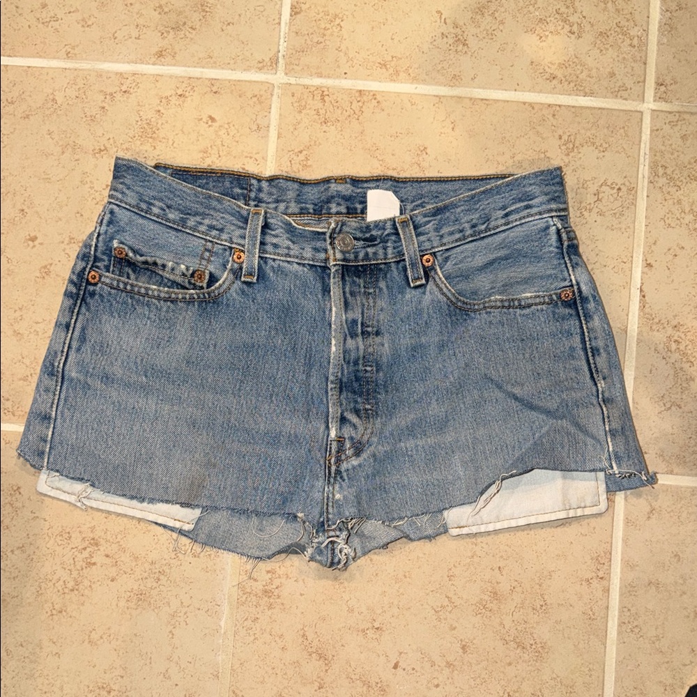 Levi's Women's Blue Jean Shorts